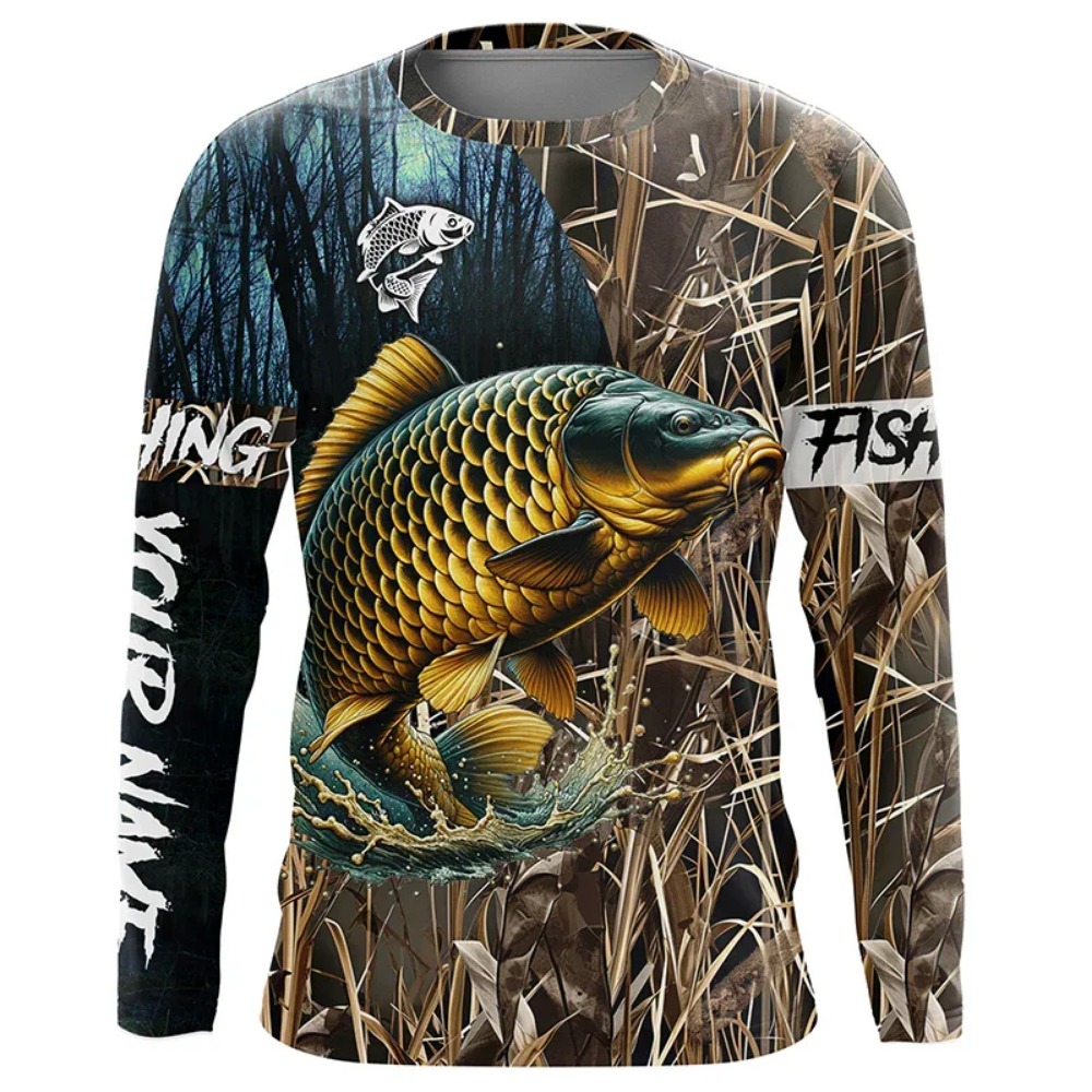 Outdoor Hunting Prints - تي شيرت هاراجوكو أمريكي بطباعة ثلاثية