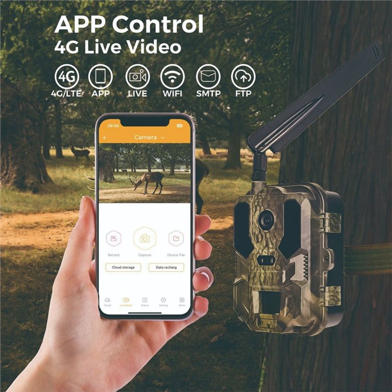 كاميرا Y47A خارجية 4G بدقة 120 - مراجعة Hunting And Outdoor Shows وسعره
